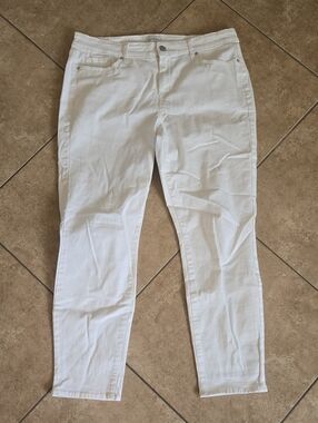 James Jeans White Skinny Stretch Jeans